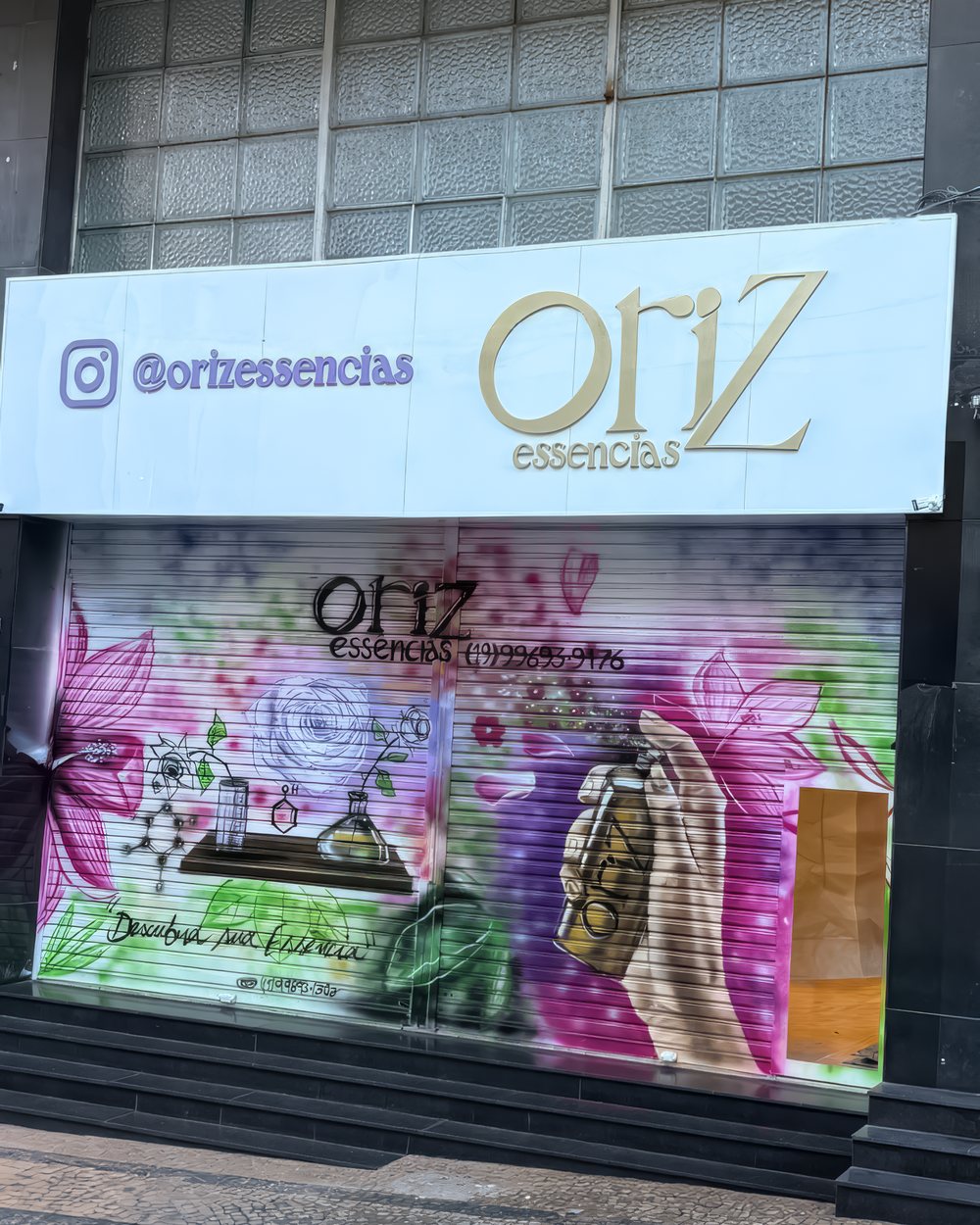 Fachada da loja Oriz Essência no Centro de Campinas/SP